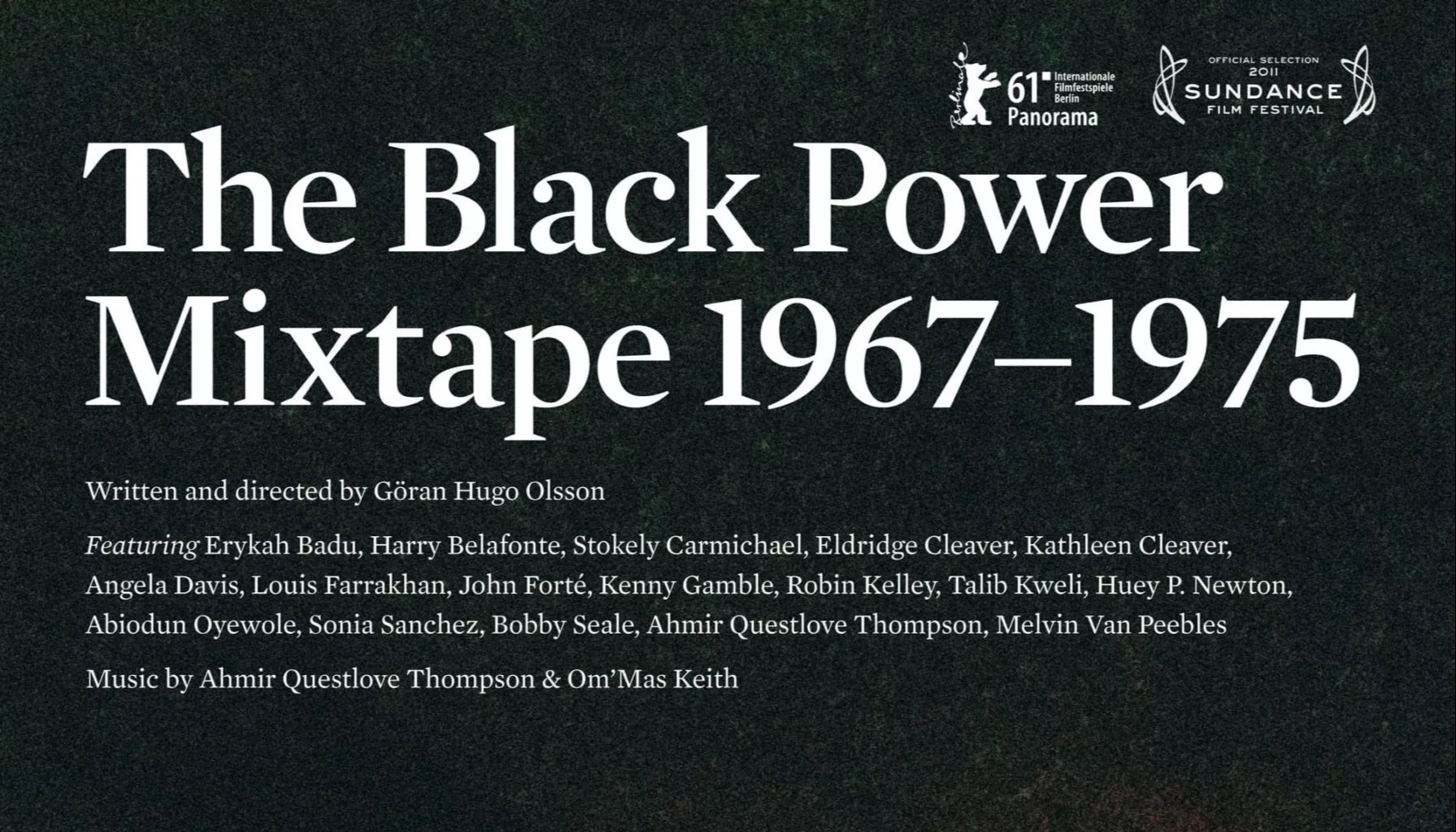 The Black Power Mixtape